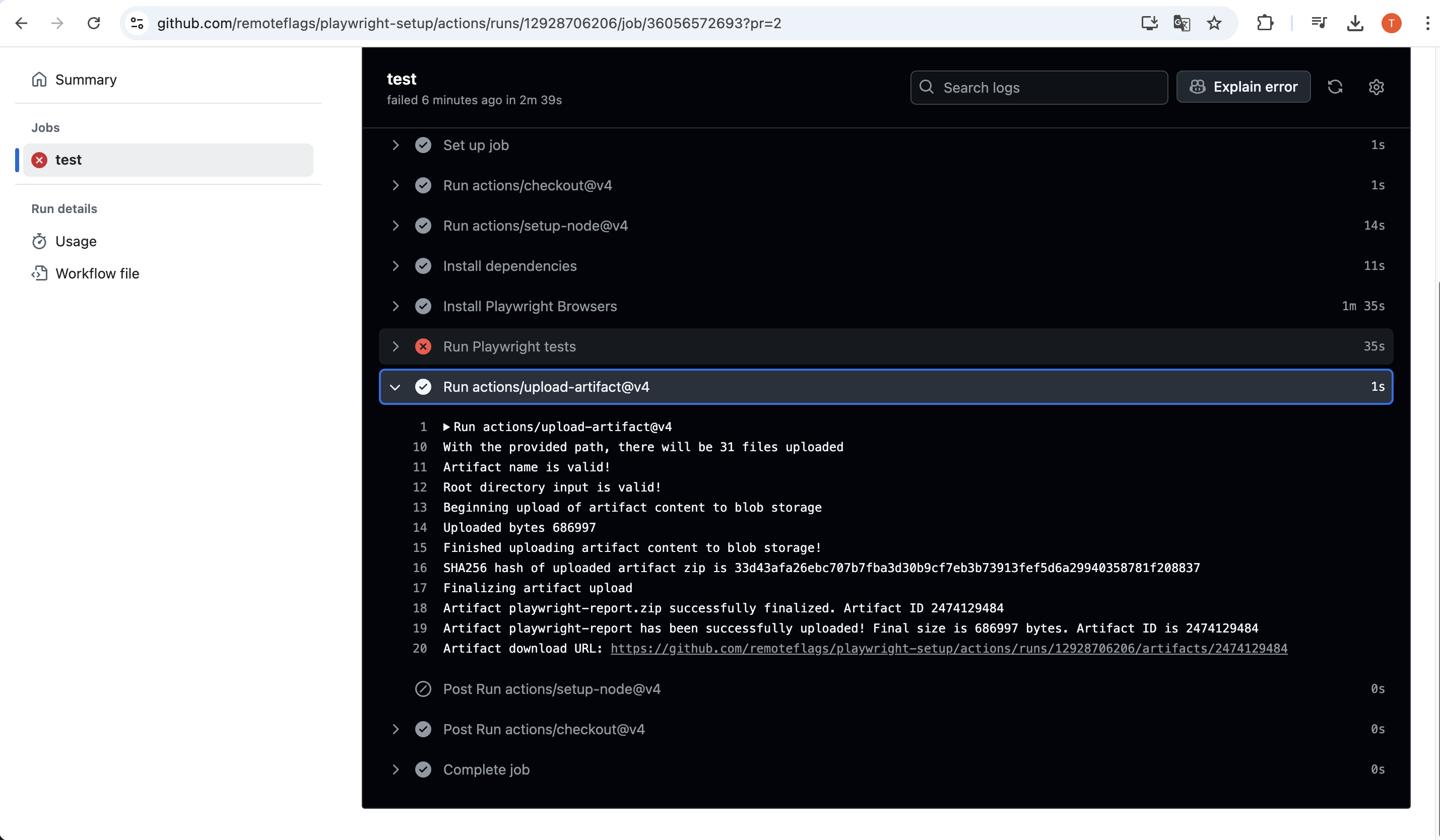 GitHub Actions Workflow